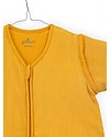 Jollein Sacco Nanna 4 Stagioni con Maniche Staccabili, Costine Giallo - 70 cm Sacchi Nanna