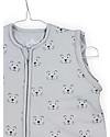 Jollein Sacco Nanna 4 Stagioni con Maniche Staccabili, Leoncino Grigio - 70 cm Sacchi Nanna