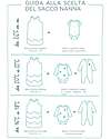 Jollein Sacco Nanna Jersey - Corallo - 70 cm - TOG 0,5 - 100% Cotone Sacchi Nanna
