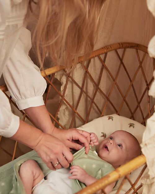 Jollein Sacco Nanna Jersey - Sole - Verde Acqua - 70 cm - TOG 0,5 - 100% Cotone Sacchi Nanna