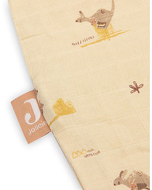 Jollein Sacco Nanna Muslin - Canguri - 70 cm - TOG 0,5 - 100% Cotone Sacchi Nanna