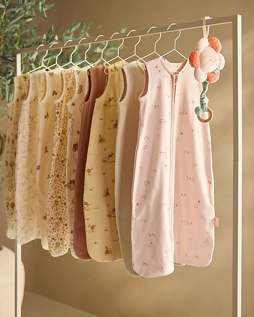 Jollein Sacco Nanna Muslin - Canguri - 70 cm - TOG 0,5 - 100% Cotone Sacchi Nanna