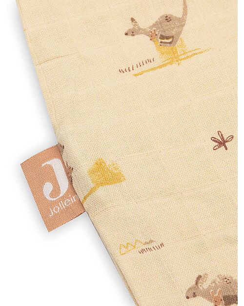 Jollein Sacco Nanna Muslin - Canguri - 90 cm - TOG 0,5 - 100% Cotone Sacchi Nanna