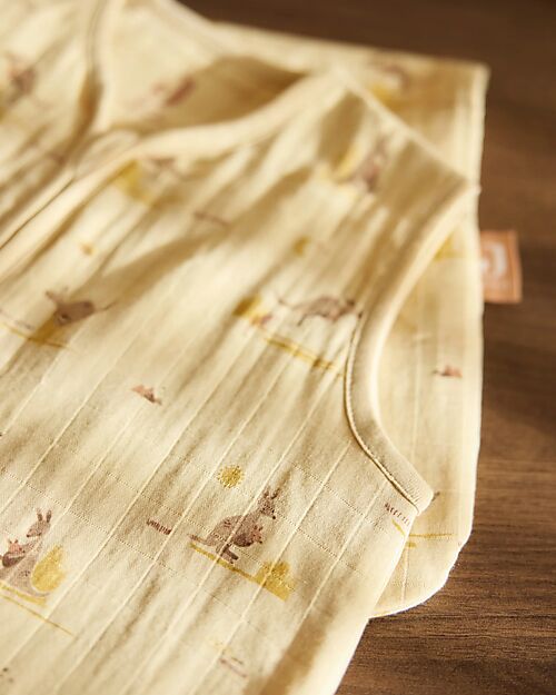 Jollein Sacco Nanna Muslin - Canguri - 90 cm - TOG 0,5 - 100% Cotone Sacchi Nanna