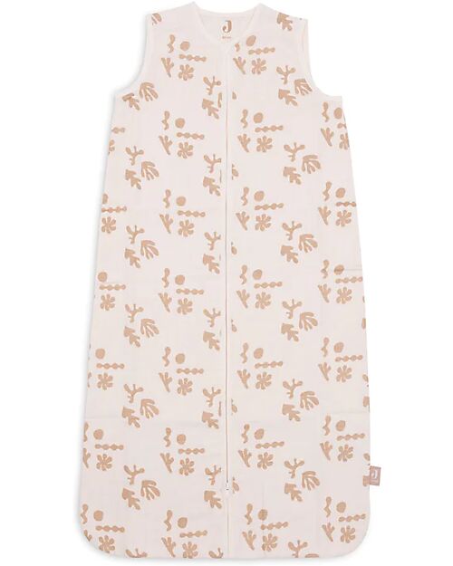 Jollein Sacco Nanna Muslin - Funky  - Sabbia - 90cm - TOG 0,5 - 100% Cotone Sacchi Nanna