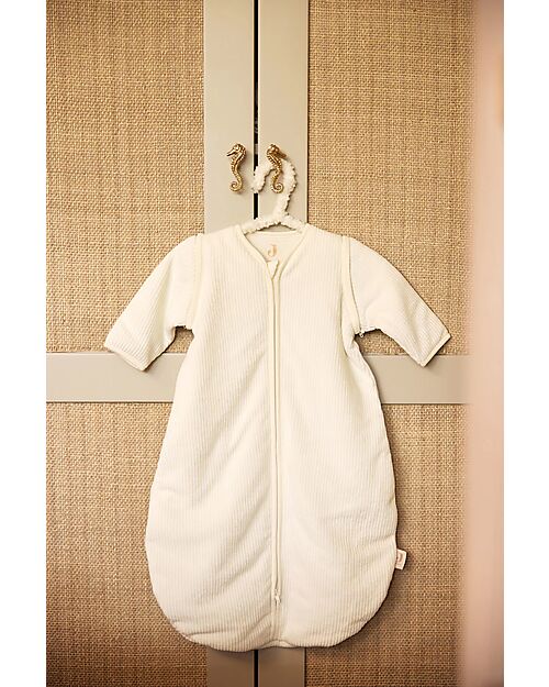 Jollein Sacco Nanna Neonato con Maniche Rimovibili - 60cm - a Costine - TOG 3.5 Sacchi Nanna