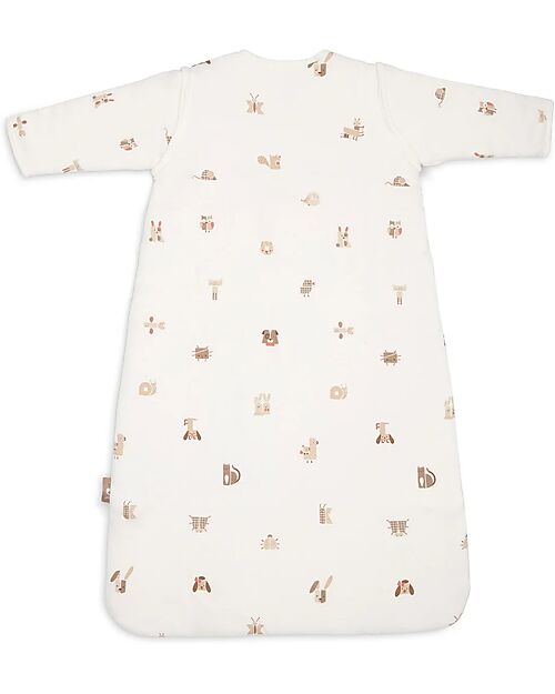 Jollein Sacco Nanna Neonato con Maniche Rimovibili - 90cm - Animal Friends - TOG 2.5/3.5 Swaddle di Mussola