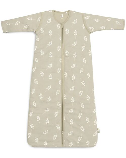 Jollein Sacco Nanna per Bambini con Maniche Rimovibile - Twig - 90 cm - TOG 3 - Verde Oliva - Cotone Sacchi Nanna
