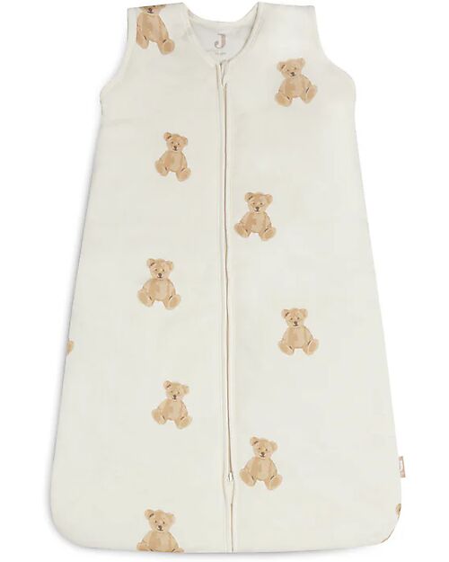 Jollein Sacco Nanna per Bebè con Maniche Rimovibile - Teddy Bear - 90 cm - TOG 3 - Cotone Sacchi Nanna