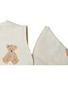 Jollein Sacco Nanna per Bebè con Maniche Rimovibile - Teddy Bear - 90 cm - TOG 3 - Cotone Sacchi Nanna