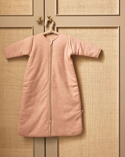 Jollein Sacco Nanna per Bebè con Maniche Rimovibile - Twinkling - Wild Rose - 70 cm - TOG 3 Sacchi Nanna