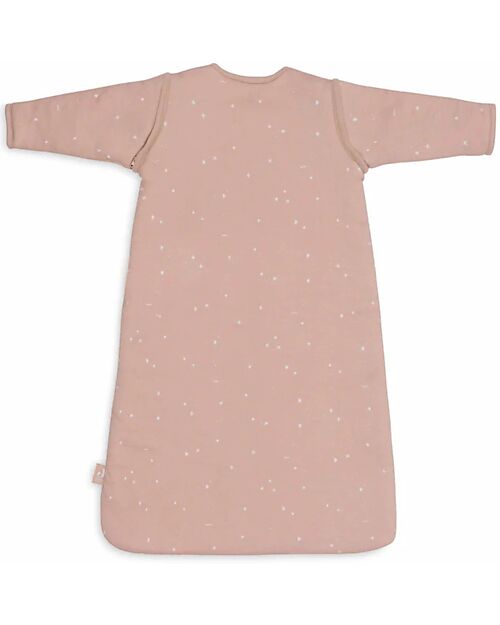 Jollein Sacco Nanna per Bebè con Maniche Rimovibile - Twinkling - Wild Rose - 90 cm - TOG 3 - Cotone Sacchi Nanna