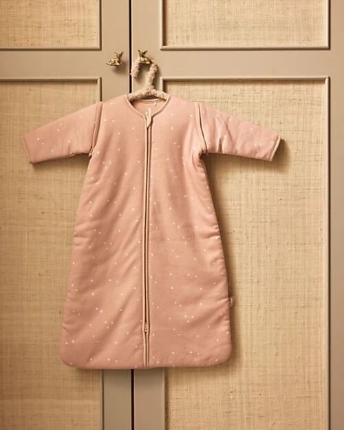 Jollein Sacco Nanna per Bebè con Maniche Rimovibile - Twinkling - Wild Rose - 90 cm - TOG 3 - Cotone Sacchi Nanna