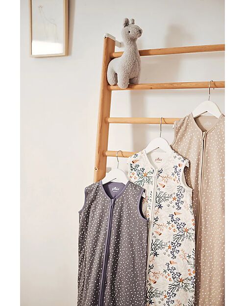 Jollein Sacco Nanna Spickle Jersey - Grigio - 90 cm - TOG 0,5 - 100% Cotone Sacchi Nanna