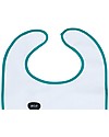 Jollein Set 2 Bavaglini Impermeabili con Velcro, Supereroi Bavagli Impermeabili con Tasca