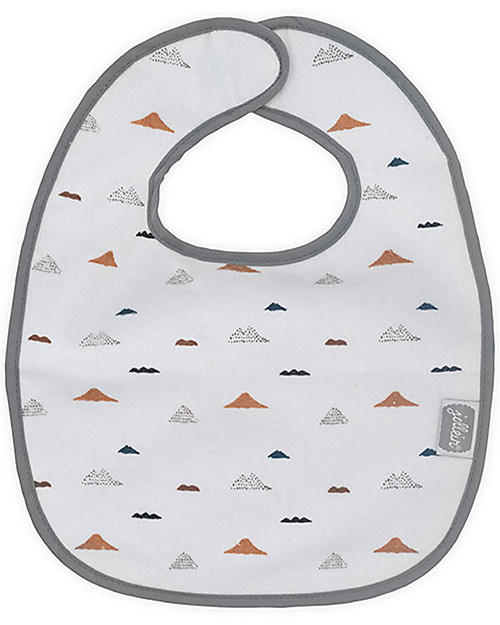 Jollein Set 3 Bavaglini Impermeabili con Velcro - Polar Bavagli Impermeabili con Tasca