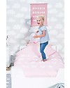 Jollein Set Copripiumino e Federa ABC, Rosa Blush - 140x200 cm - 100% cotone Set Copripiumino