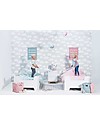 Jollein Set Copripiumino e Federa ABC, Rosa Blush - 140x200 cm - 100% cotone Set Copripiumino