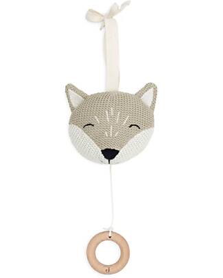 Jollein  Sonaglio Musicale Volpe - Melodia Rassicurante per Neonati Sonagli