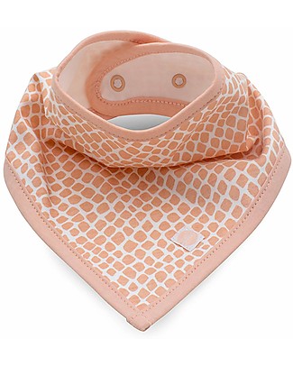 Jollein St di 2 Bavaglini Bandana - Serpente Rosa Bavagli a Bandana