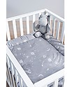 Jollein Trapunta per Culla, Grigio - 80x100 cm - 100% cotone Swaddle di Mussola