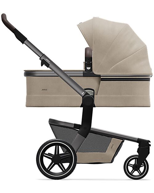 Joolz Duo Hub+ Passeggino + Navicella - Timeless Taupe - Tessuto Sostenibile! Passeggini Trio e Duo