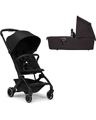 Joolz Duo Joolz Aer+ Passeggino + Navicella - Refined Black - Ergonomico e Leggero Passeggini Trio e Duo