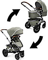 Joolz Geo² Set Completo Passeggino + Carrozzina, Daring Grey - Mono & Duo Eco-Friendly Passeggini Gemellari