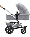 Joolz Geo² Set Completo Passeggino + Carrozzina, Radiant Grey - Mono & Duo Passeggini Gemellari