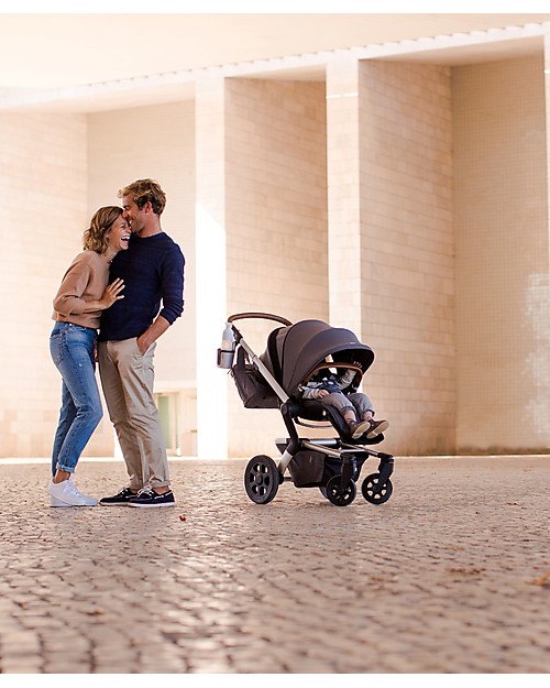 Joolz Hub Earth Passeggino con Telaio + Seduta, Hippo Grey - Pratico e compatto! Passeggini Leggeri