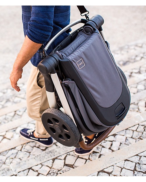 Joolz Hub Earth Passeggino con Telaio + Seduta, Hippo Grey - Pratico e compatto! Passeggini Leggeri