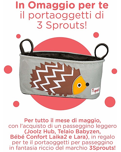 Joolz Hub Earth Passeggino con Telaio + Seduta, Hippo Grey - Pratico e compatto! Passeggini Leggeri