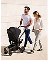 Joolz Hub Quadro Passeggino con Telaio + Seduta, Nero - Pratico e compatto! Passeggini Leggeri