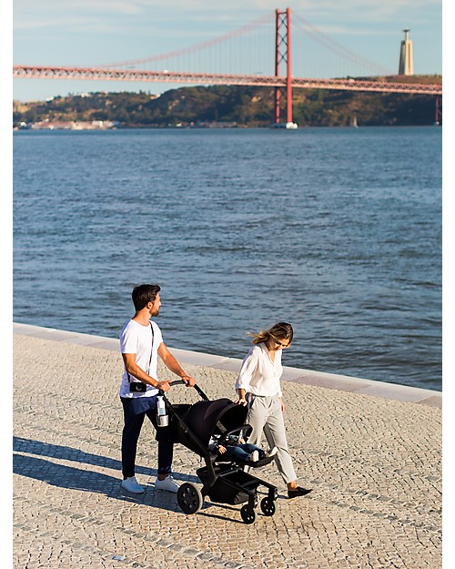 Joolz Hub Quadro Passeggino con Telaio + Seduta, Nero - Pratico e compatto! Passeggini Leggeri