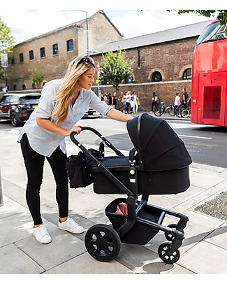 Joolz Joolz Day³ Quadro, Nero - Passeggino + Carrozzina Sistemi Combinabili per Trio