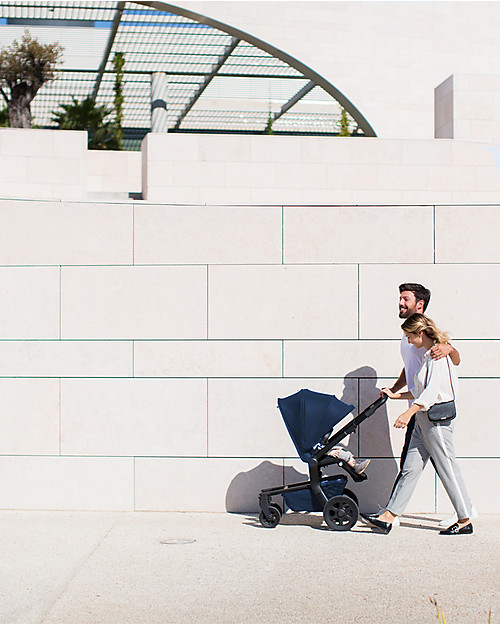 Joolz Trio Hub Earth: Passeggino + Navicella Light + Seggiolino Auto, Blu Passeggini Trio e Duo