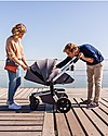 Joolz Trio Hub Earth: Passeggino + Navicella Light + Seggiolino Auto, Grigio Passeggini Trio e Duo