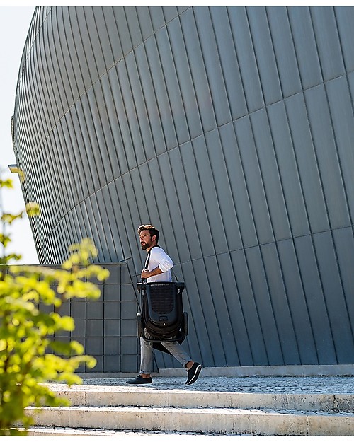 Joolz Trio Hub Quadro: Passeggino + Navicella Light + Seggiolino Auto, Nero Passeggini Trio e Duo