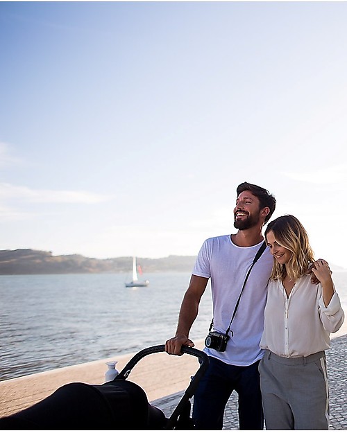 Joolz Trio Hub Quadro: Passeggino + Navicella + Seggiolino Auto, Nero Passeggini Trio e Duo