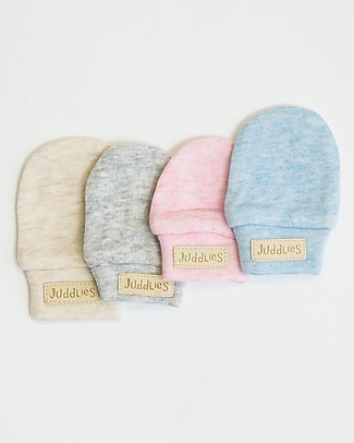Juddlies Designs Moffole Baby Breathe-Eze 0-3 Mesi, Rosa - 100% cotone, il caldo che respira! Guanti