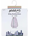 Juddlies Designs Sacco Nanna City Collection 2,5 Tog, Rosa Melange - 100% cotone Sacchi Nanna