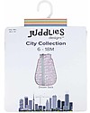 Juddlies Designs Sacco Nanna City Collection 2,5 Tog, Rosa Melange - 100% cotone Sacchi Nanna