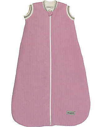 Juddlies Designs Sacco Nanna Invernale Cottage Collection 2.5 Tog - Rosa e Bianco - 100% Cotone Bio Sacchi Nanna Pesanti