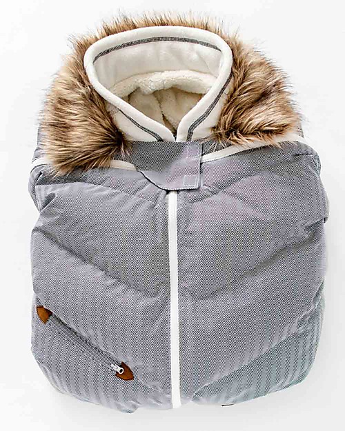 Juddlies Designs Sacco Universale per Ovetto, Herringbone Grigio Sacchi Passeggino