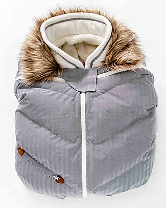 Juddlies Designs Sacco Universale per Ovetto, Herringbone Grigio Sacchi Passeggino