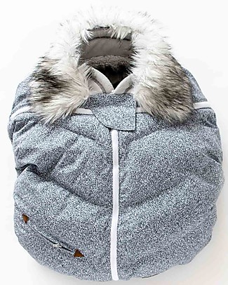 Juddlies Designs Sacco Universale per Ovetto - Salt&Pepper Grigio Sacchi Passeggino