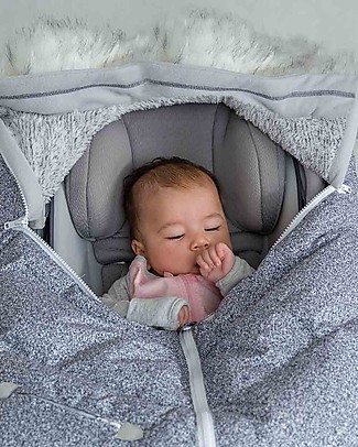 Juddlies Designs Sacco Universale per Ovetto - Salt&Pepper Grigio Sacchi Passeggino