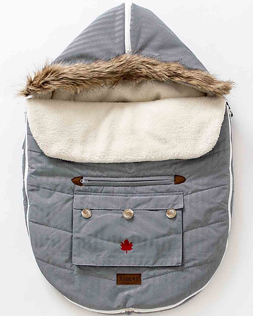 Juddlies Designs Sacco Universale per Passeggino e Ovetto, Herringbone Grigio Sacchi Passeggino