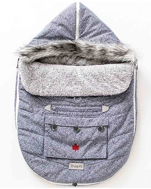 Juddlies Designs Sacco Universale per Passeggino e Ovetto, Salt & Pepper Grigio Sacchi Passeggino