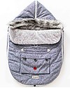 Juddlies Designs Sacco Universale per Passeggino e Ovetto, Salt & Pepper Grigio Sacchi Passeggino